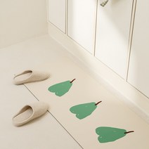 폭신폭신한 1초 물기흡수 빨아쓰는 규조토 발매트 주방매트 과일, 페어