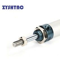 유압리프트 MAL 시리즈 미니 공압 실린더 16/20/25/32mm 보어 25-300mm 스트로크 복동 알루미늄 합금 에어, 09 225mm stroke_04 32mm Bore