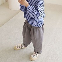 스엔스텔라 절개팬츠 봄 키즈 고무줄바지 데일리룩