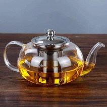 Sunnymall 차포트 꽃차 전통차 유리주전자 차우림 800ml