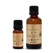 퓨어스 유기농 히노키(편백나무) 에센셜 오일 50ml, 1개