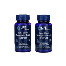 라이프 익스텐션 수용성 호박씨 추출물 60 식물성 캡슐 2개