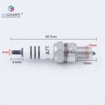 점화플러그 플러그 점화플러그교체시기 자동차점화플러그 오토바이 점화 a7tc for gy6 50cc-150cc cr7hix cr7hsa c7hsa a7rtc a7tc uf22