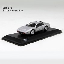kyosho 1/64 합금 자동차 모델 페라리 다이캐스트 자동차 모형, 328GTB(실버)