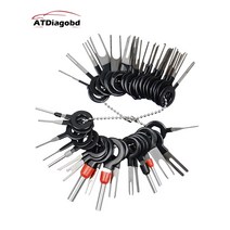 38pcs 11Pcs 자동차 플러그 터미널 제거 도구 세트 키 핀 전기 와이어 크림프 커넥터 추출기 키트 액세서리