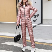 원피스보드복 키즈올인원스키복 올인원스키복 겨울 여성 후드 점프 슈트 파카 코튼 패딩 따뜻한 새시 스키 슈트 스트레이트 지퍼 원피스 캐주얼 tracksuits