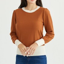 아나카프리 아나카프리 체인ST 배색 퍼프 니트_CPS2FPO060A