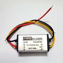 DC-DC 컨버터 스텝다운 12V to 5V 3A 15W 듀얼USB