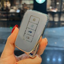 스타트버튼 커버 3 버튼 4 TPU 자동차 키 케이스 렉서스 ES LS UX 300e NX LC GS RX IS GX LX RC 200 250 350 450H 300H 쉘, 04 silver B gray, 04 silver B gray
