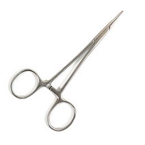 정품 강아지 고급 곡선겸자, 1개