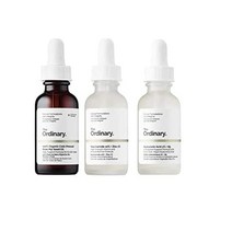 The Ordinary 3병 페이스 세럼 세트! 히알루론산 세럼 로즈힙 오일 및 나이아신아미드 세럼! 히알루론산 2% + B5! 나이아신아미드 10% + 아연 1%! 유기농 콜드