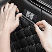 10P 카매트 밀림방지 자국없는 점착 고정 클립 논슬립 버클 자동차 논슬림 뒷자리 발매트 패드