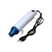 히팅건 농업 무선 충전 가스열풍기 히팅기 무선히팅건 300W 미니 전기 소프트 세라믹 핫 에어 건 110V/220V, 02 White EU