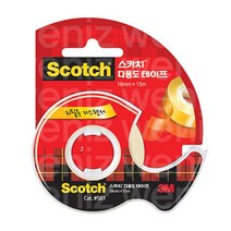 스카치 3M 다용도 셀로판테이프 디스펜서 581 18 mm x 15 m, 85개