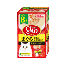 이나바 챠오츄르 츄르스틱 구루메 버라이어티 츄브 마구로쥬레 4p/20p/40p/60p 고양이 마약간식, 1팩, [IC-383] 참치&닭가슴살&참치포 8P