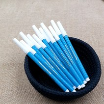 마미쏘잉 자수펜12개-블루 브라운 물에지워지는 수성펜 원단용펜 프랑스자수도안펜, 블루12개