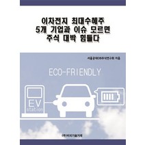 이차전지 최대수혜주 5개 기업과 이슈 모르면 주식 대박 힘들다, 비피기술거래, 서울공대OB주식연구회 저