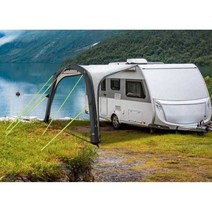 카라반어닝텐트 SUV 캐노피 자외선 차단 글램핑 차박, 다크그레이PE바닥매트