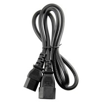 스캐너 PDU UPS를 위한 C14 전원 공급 연장 케이블에 IEC 320 C13, 250mm x 200mm x 45mm, 블랙, PVC