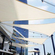 옥상 그늘막 선쉐이드 카페 차광막 아일랜드 테라스 천, 선택.4 선쉐이드 사각 4x6m