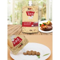 노견 사료섞어주는 간식 소고기 대용량 중형견 푸들 영양간식 노령견 수분보충 새끼강아지 비숑, 1개