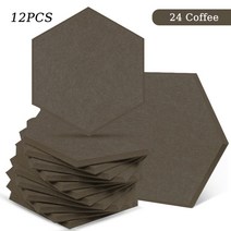 어쿠스틱퓨저 음향 디퓨저 흡음 TOUO 스튜디오 방음 벽용 소음 12 개, 191.24 Coffee - 1.2cm Super De