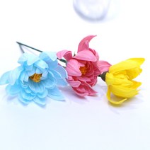 국화 비누꽃 낱개 판매 조화 도매, #11_퍼플