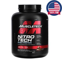 머슬테크니트로테크 웨이 프로틴파우더 단백질분말 크레아틴 BCAA 밀크초콜릿 1.81kg, 1개