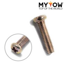 셀프시공 둥근머리 머신 볼트 4mm 십자 스크류 나사 PH형 피스 십자홈볼트-72394EA, 4X30mm
