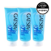 갸스비 쉐이빙 젤 쿨 타입, 205g, 3개입