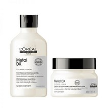 손상염색모발용 마스터 세트 로레알 메탈 디엑스 샴푸300ML + 마스크 250ML 2종 추석세트