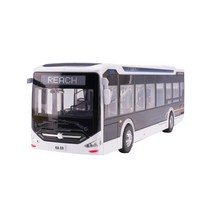 고속버스모형 전시 다이캐스트 리무진 공항 버스 미니어쳐 카라반, 더블 데커 럭셔리 버스 블루