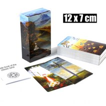 타로카드 TAROT 타로마스터 일본 테마 데크 카드 만화 스타일 일본 인물 및 컬트, 연노랑