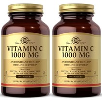 솔가 비타민C 1000mg 아스코르빈산 ascorbic acid 90정 2개