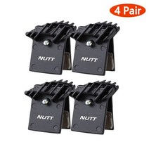 Nutt자전거용 수지 브레이크 패드 너트 전기 스쿠터 제로 10X 11X Avid BD1 BD3 BD5 E1 E3 E5 Kugoo G1 듀얼트론 썬더, 4 pair