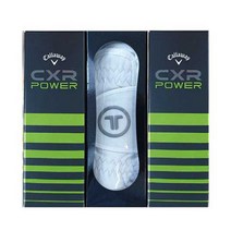 캘러웨이 CXR POWER 골프공 2피스 6구 + 남성용 투썸 양피 골프장갑 왼손착용 23호, 혼합색상, 1세트