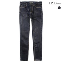 FRJ 여성 인디고 코팅 앵클 스키니팬츠 F83F-DP381H