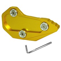 오토바이 리프트 오토바이 CNC 킥 스탠드 발 사이드 확장 패드 지지판 BMW R1200RS RS/R 2015-2018, 04 Gold