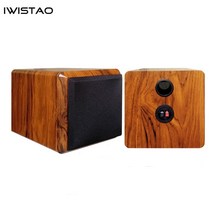자작 스피커 통 DIY 업소용 매장 카페 패시브 대형 우드 iwistao 풀 레인지 빈 캐비닛 4 인치 인클로저 나무 15mm 고밀도 mdf 보드 볼륨 4.8l diy, 검은색