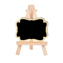 탁상형 헤어샵 매장 미용실 메뉴판 표 피부샵 네일숍 가게 고급 카페 베이커리용 미니 칠판 테이블 상단 나무 메모 사인 음식 메뉴, [06] 6