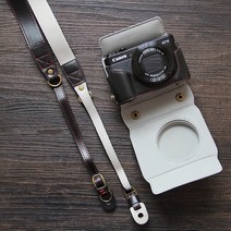 캐논 g7x Mark2 Mark3 케이스 넥스트랩 가죽 파우치, 1개, KM-200 Mark 3 - 블랙