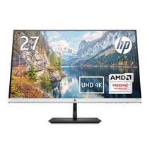 HP 모니터 27 인치 4K 디스플레이 해상도 3840x2160 눈부심 방지 IPS 패널 높은 시야각 초박형 공간 절약 HP 27f 4K (번호 : 5ZP65AA # ABJ)