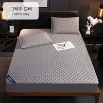 깔끔한 누빔 방수매트리스커버 침대커버 매트커버
