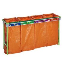 드림1025 분리수거함 철재100리터 4구 마대 비닐걸이 재활용 비닐걸이-798765EA, 본상품선택