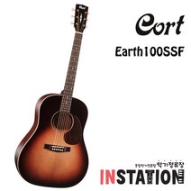 콜트 EARTH100SSF 탑솔리드 슬롭숄더드래드넛 픽업EQ장착 어쿠스틱 통기타풀패키지