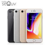 [중고]애플 아이폰 8 공기계 3사호환 케이스 방탄필름 케이블 포함 당일발송, 64GB, A급, 실버, 64GB