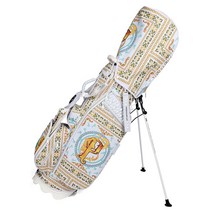 [페르시안캣 공식몰] PER 026 르네상스 스탠드백 골프백 캐디백 화이트 (투명후드커버포함)