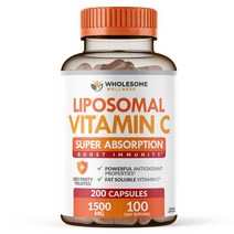 리포솜 비타민 C 캡슐200정 1500mg 완충 고흡수 vit c 면역 체계 amp