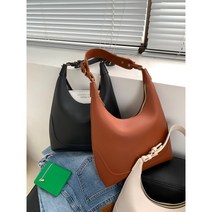 국내제작 가죽 숄더 호보백 쇼퍼 반달 가방