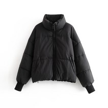 여성 빅사이즈 숏패딩 KONDALA 가을 겨울 Za 여성 자켓 두꺼운 Streetwear 오버 사이즈 파카 긴 배트 윙 슬리브 포켓 여성 코트 Mujer 탑스 13